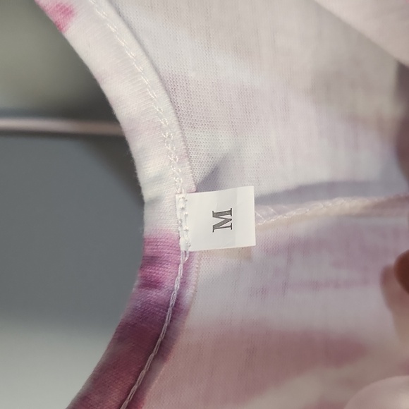 Tie-Dye Pink & White Cami Romper - Picture 5 of 7